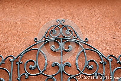 Abstract Wrought Iron Stock Photo
