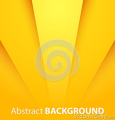 Abstract yellow background Vector Illustration