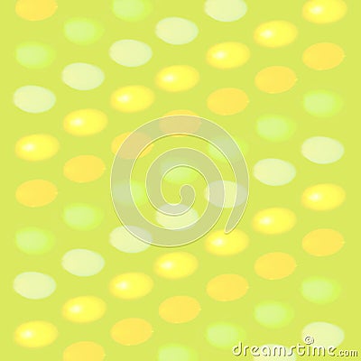 Abstract yellow geometric background with bubbles Stock Photo