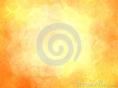 Abstract yellow orange texture with bright copper color and vintage polygonal geometric shapes Stock Photo