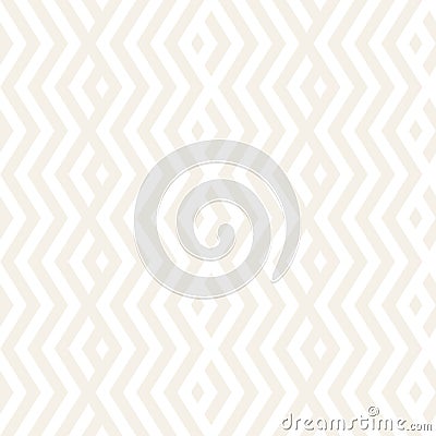 Abstract ZigZag Parallel Stripes. Stylish Ornament. Vector Seamless Pattern. Repeating Subtle Background Vector Illustration