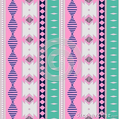 Abstract zigzag pattern for cover design. Retro chevron vector background. Geometric decorative seamless pastel colors Vector Illustration