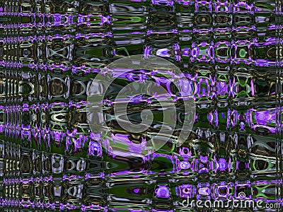 Abstract zigzag pattern with wave on floral theme. Artistic image processing created by photograph of hyacinth flower Stock Photo