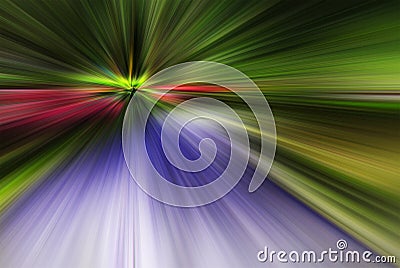 Abstract zoom blur effect for background Stock Photo