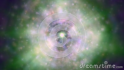 Abstract Zoom Effect Of Star Light Background Cartoon Illustration