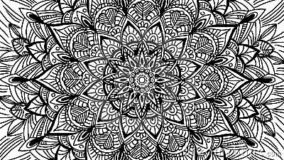 Abstracte sier digitale hand getrokken mandalalengte Bloemen uitstekend oosters islam van tatoegerings decoratief elementen patro vector illustratie Abstracte sier digitale hand getrokken mandalalengte Bloemen uitstekend oosters islam van tatoegerings decoratief elementen patro vector illustratie
