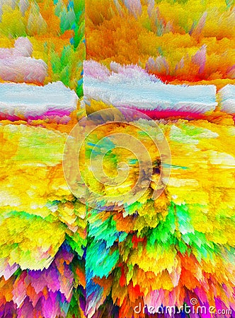 Abstraction. Abstract. Painting. Picture. Texture. Stock Photo