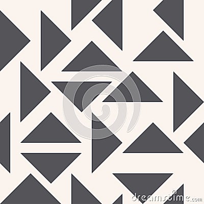 Abstraction, composed of different triangles Vector Illustration