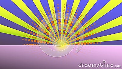 Abstraction, Dawn.Bright and original abstraction. Vector Illustration