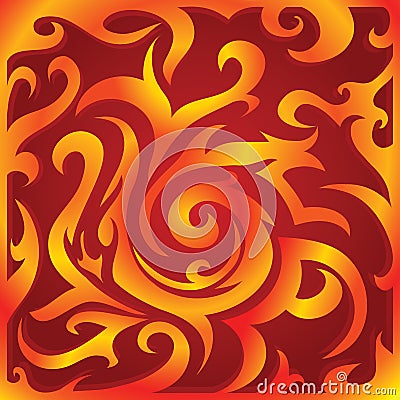 Abstraction with swirls Vector Illustration