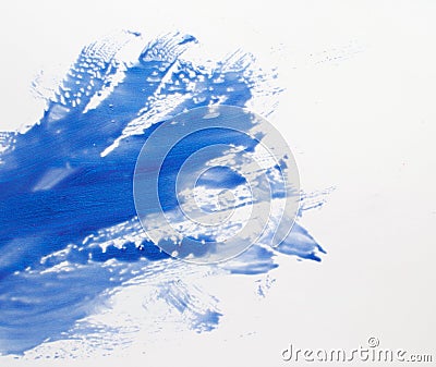 Abstractionism, creative blue painting, modern art Stock Photo
