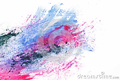 Abstractionism, space art, galaxy, vivid colors Stock Photo