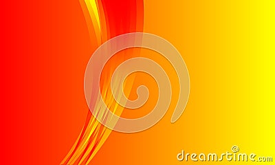 Abstract bright orange yellow colors Background. Vector Illustration