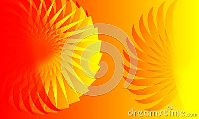 Abstract bright orange yellow colors Background. Vector Illustration