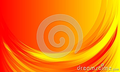 Abstract bright orange yellow colors Background. Vector Illustration
