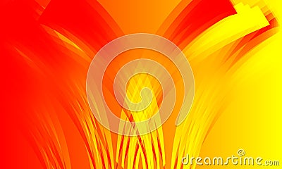 Abstract bright orange yellow colors Background. Vector Illustration