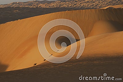 Abu Dhabi desert Stock Photo