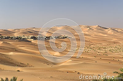 Abu Dhabi desert Stock Photo