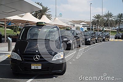 ABU DHABI - FEBRUARY 13: Abu Dhabi International Airport . February 13, 2016 in Abu Dhabi, United Arab Emirates. Editorial Stock Photo