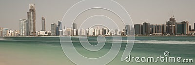 Abu Dhabi Skyline Stock Photo