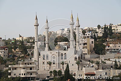 Abu Gosh Four Towers Mosque Stock Photo