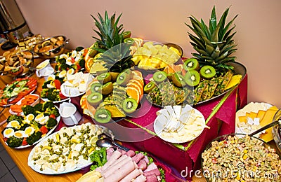 Abundance of food Stock Photo