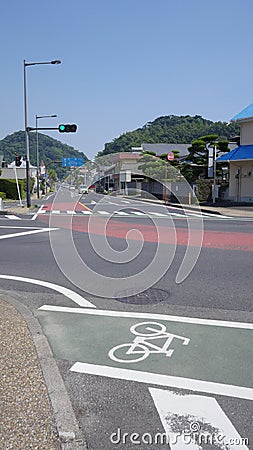 Horikawa Unga Canal was located in the scenic Miyazaki Prefecture Editorial Stock Photo