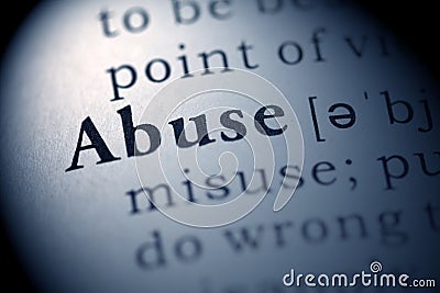 Abuse Stock Photo