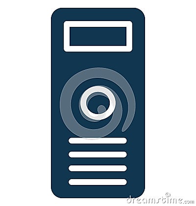 Ac cooler, ac unit Isolated Vector Icon That can be easily edited in any size or modified. Vector Illustration