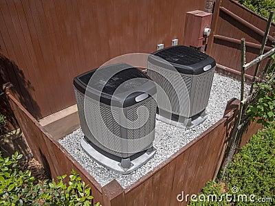 AC-heater unit Stock Photo