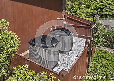 AC-heater unit Stock Photo