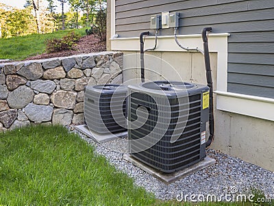 AC-heater unit Stock Photo