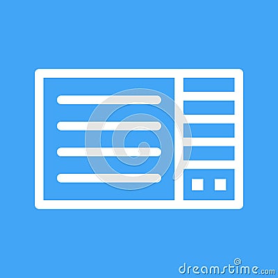 AC Window Unit Vector Illustration