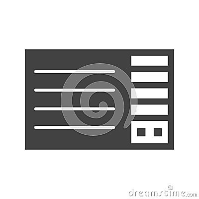 AC Window Unit Vector Illustration