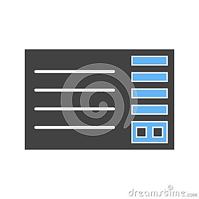 AC Window Unit Vector Illustration