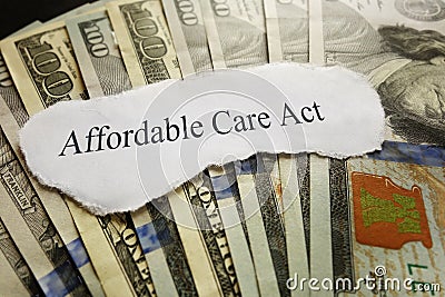 ACA headline Stock Photo