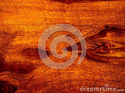 that acacia timber, trim with rosewood red wooden background Stock Photo