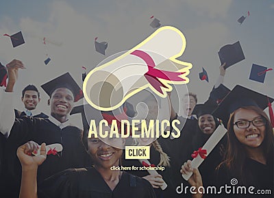 Academics School Education Collage Concept Stock Photo