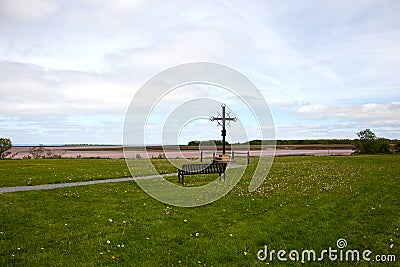 Hortonville Iron Cross Stock Photo