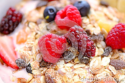 Acai fruit bowl Stock Photo