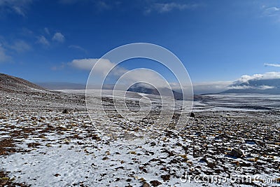 Acamarachi puna de atacama Andes Chile climbing Stock Photo