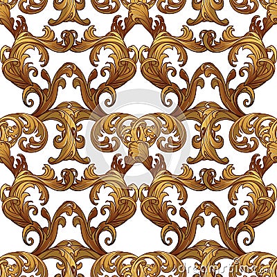 Acanthus plant leaves arranged in intricate square frame. Popular decorative motif in antiquity and baroque art. Tattoo Vector Illustration