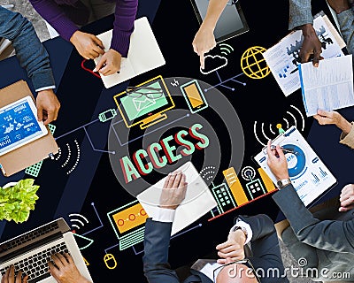 Access Accessible Available Possible Available Concept Stock Photo