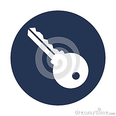 Access, door key Vector icon which can easily modify Vector Illustration
