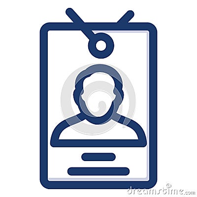 Access Vector Icon that can be easily modified or edit Vector Illustration