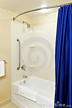 Accessible bathtub and shower Stock Photo