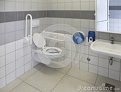 Accessible Toilet Stock Photo