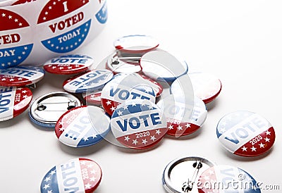 Accessories for president elections 2020 in United States of America Stock Photo