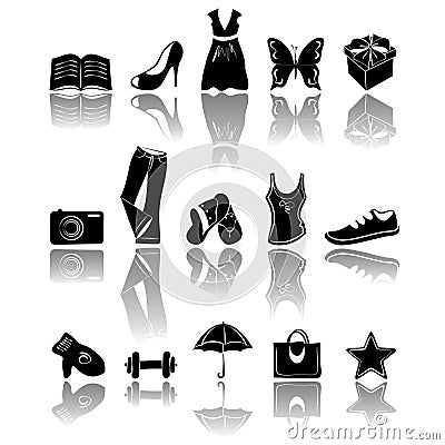 Accessory & clothes Vector Illustration