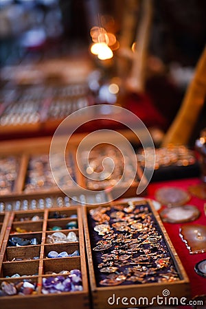 Accessory selling Stock Photo